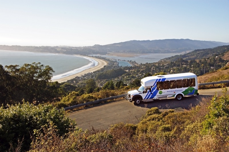 Approaching Stinson Beach - West Marin Stagecoach